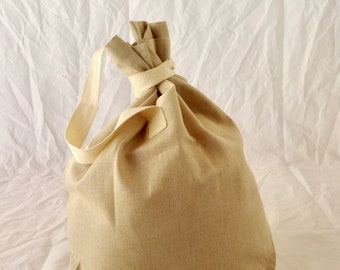 Linen Bread Bag, Kitchen Linen Bag, Groceries bag, Made to order