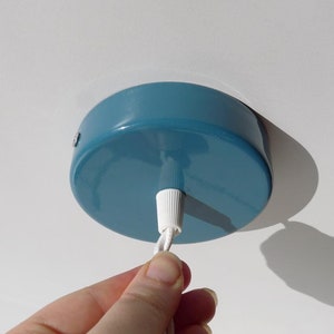 Enamel disk ceiling rose, Flat ceiling canopy in many colors