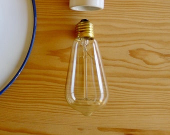 LED light bulb, Pear shaped fillament light bulb