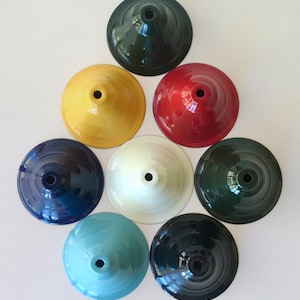 Enamel ceiling canopy, Lamp Ceiling rose, Made to order in 27 colors