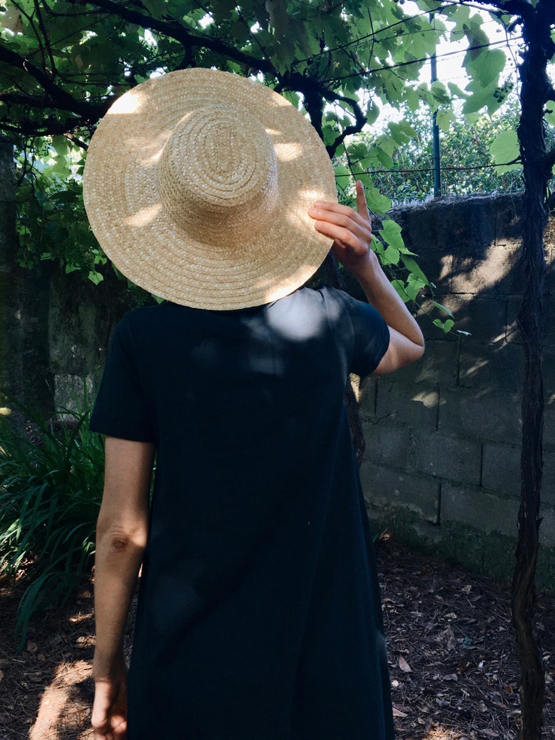 Traditional summer straw hat, many sizes, Ready to ship image 8