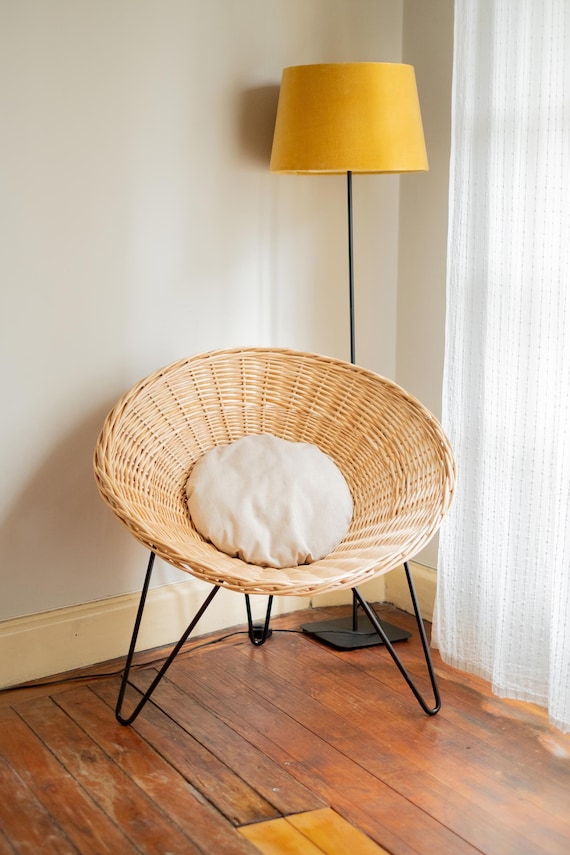 Wicker Loung Chair Handmade Cone Chair Made to Order Etsy UK