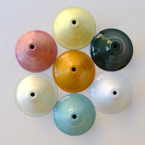 Enamel ceiling canopy in 27 colors, Ceiling cup for pendant lamps