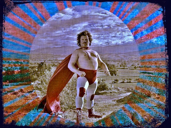Jack Black As Nacho Libre Color Print Etsy