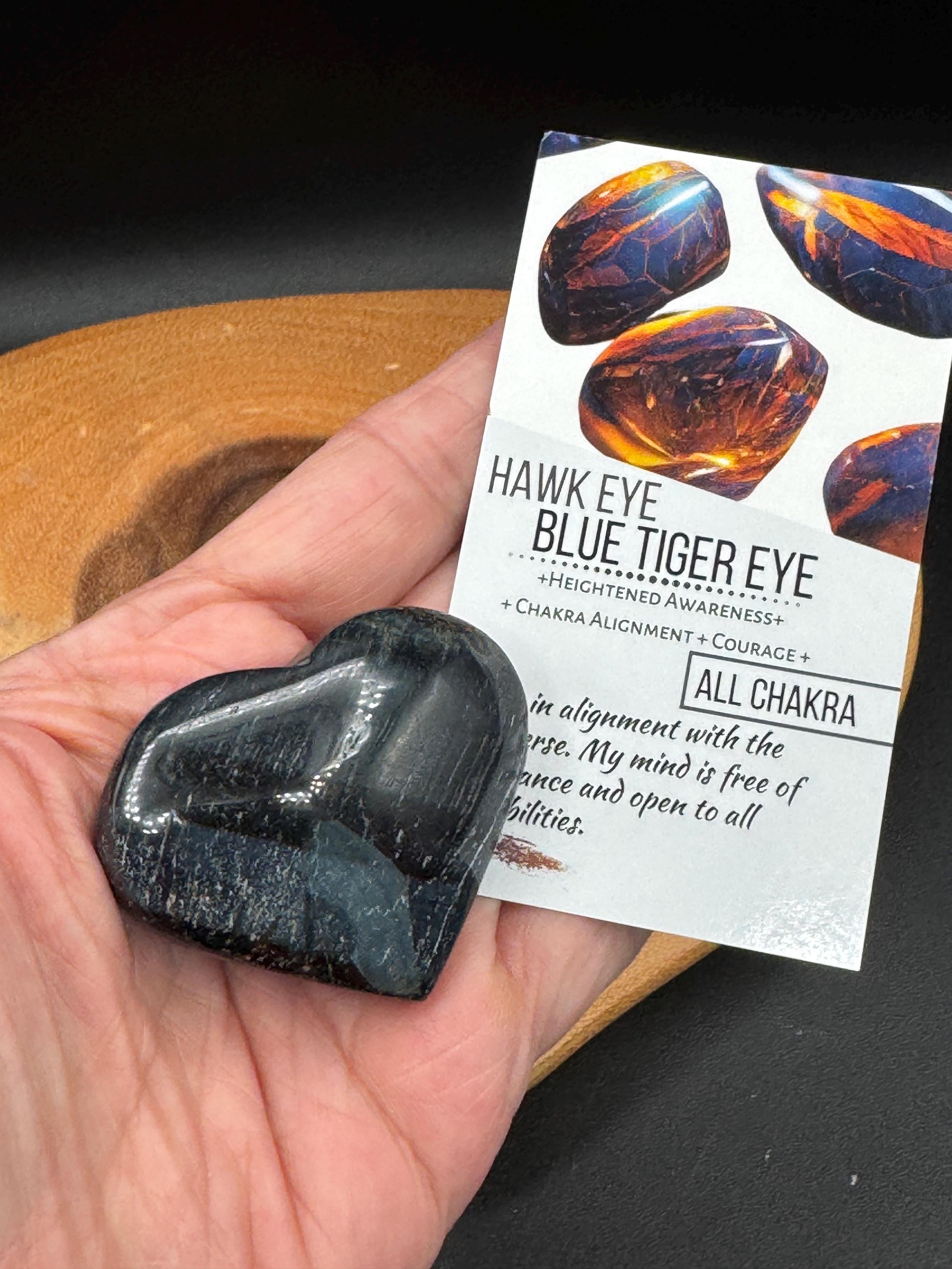 A++ Quality Hawkeye Tiger Eye Heart Tm51