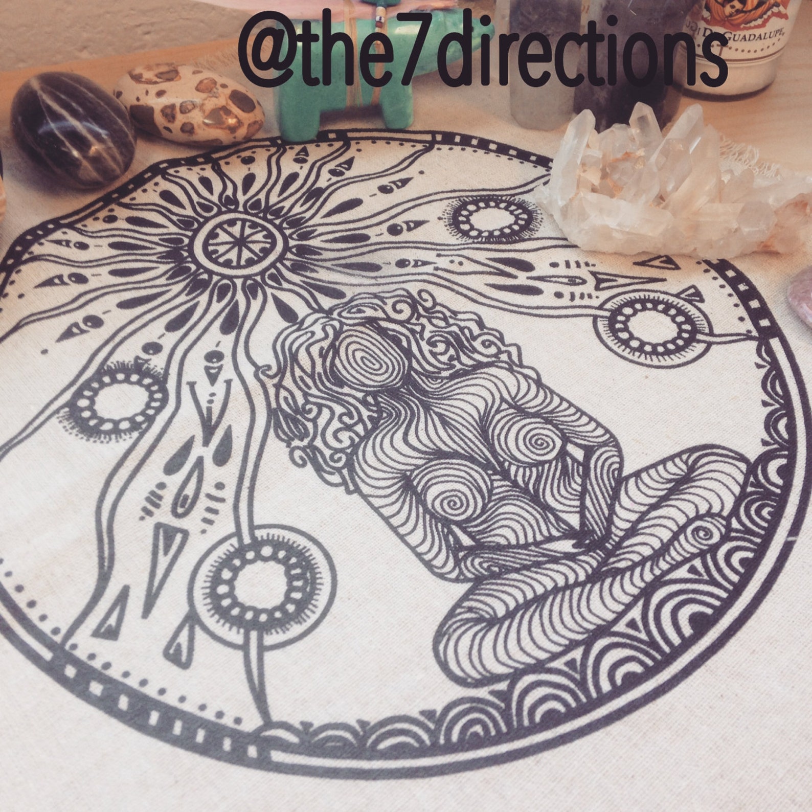 Sacred earth linen dress