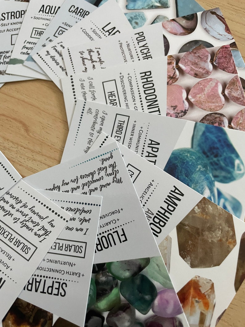 Empower your customers with crystal meaning cards wholesale. Enhance sales with informative guides. Elevate their crystal experience. Available at the7directions