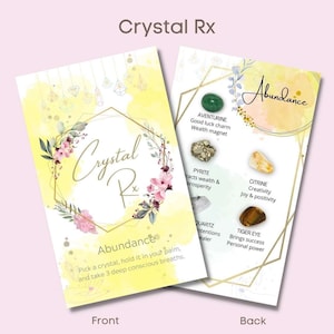 Conjunto de 20 cartões de proteção Crystal Rx Protection Abundance Mama Protection por atacado