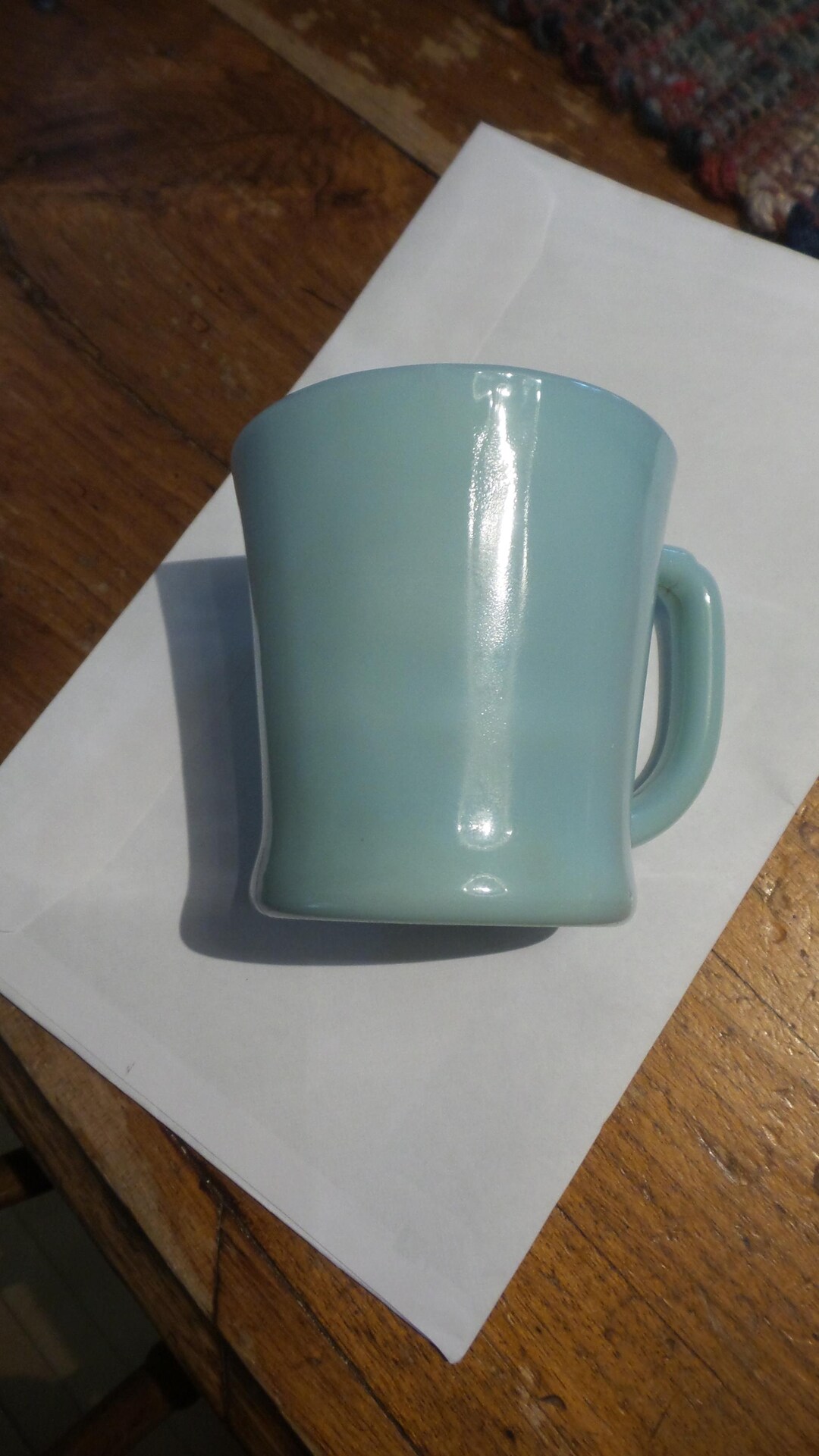 ヴィンテージ FIREKING デルファイト ブルー マグカップ コーヒー