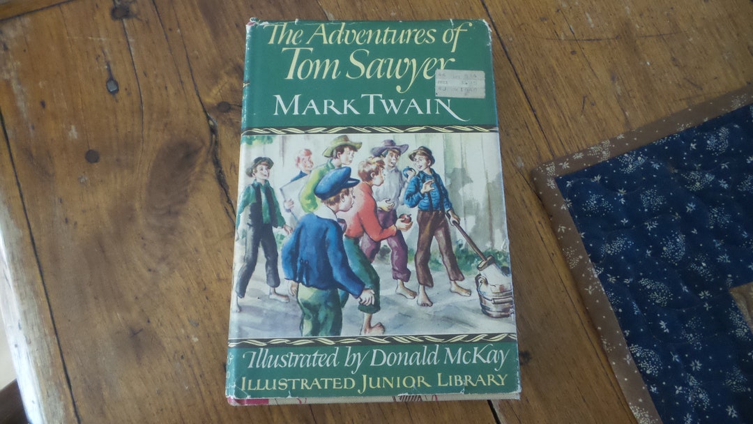 Book the Adventures of TOM SAWYER by Mark Twain, Illustrated Junior ...