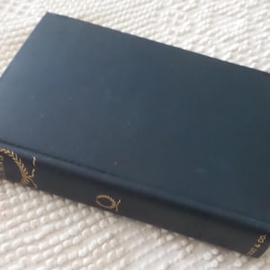 Livre de poésie ancienne uvres poétiques de Robert BURNS Hurst & Co. de la bibliothèque E.H. Loofbouroow