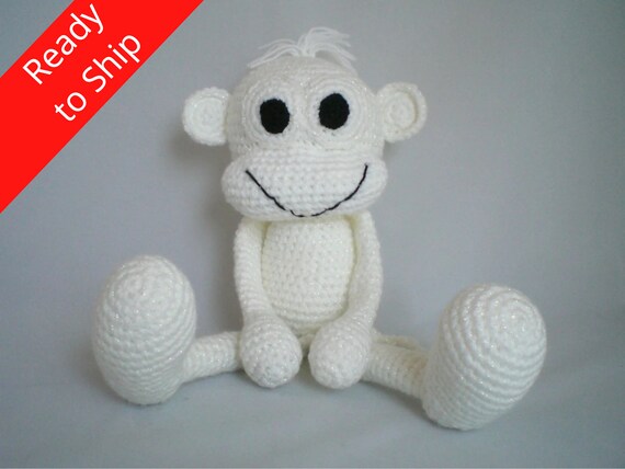 stuffed snow monkey