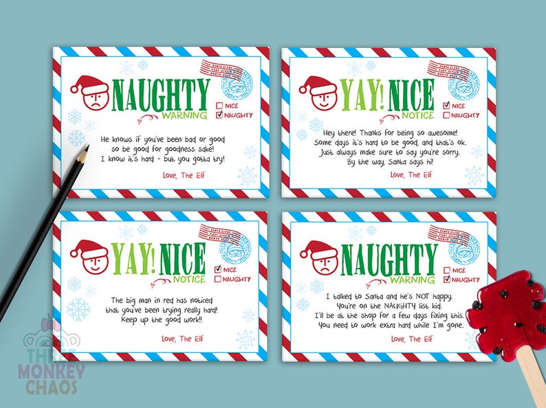 nice-list-naughty-list-note-from-santa-elf-behavior-etsy