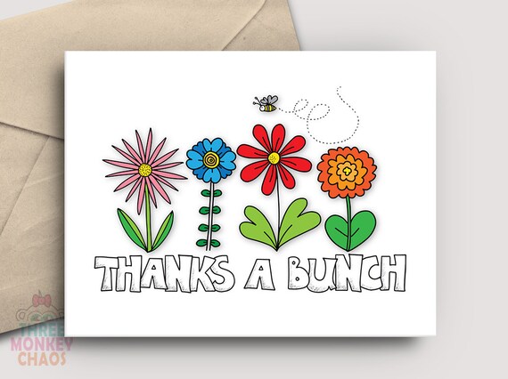 teacher appreciation card printable card flowers thanks etsy ireland