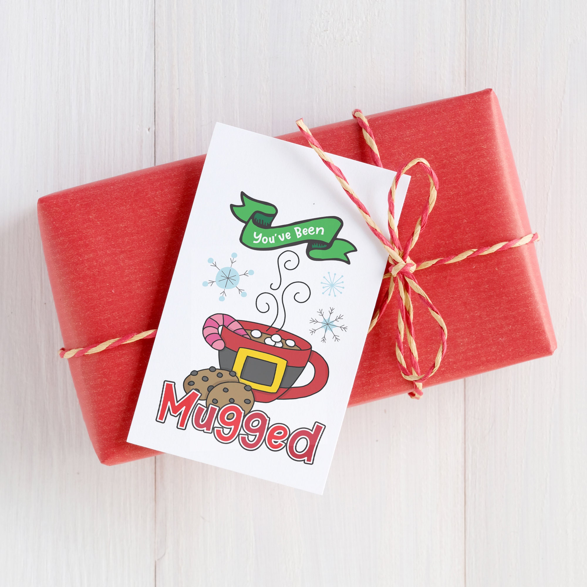 You ve Been Mugged Printable Set Etsy Espa a
