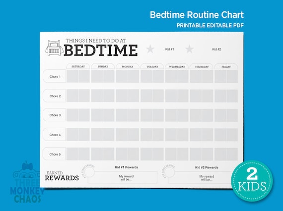 Bedtime Behavior Chart