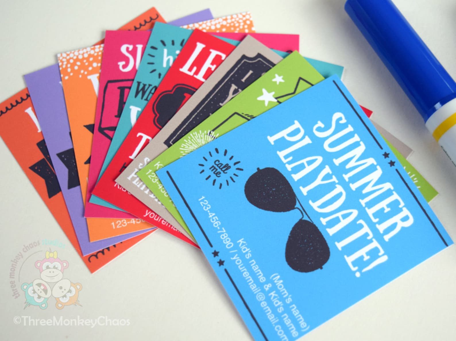 Play Date Cards Printable Printable World Holiday