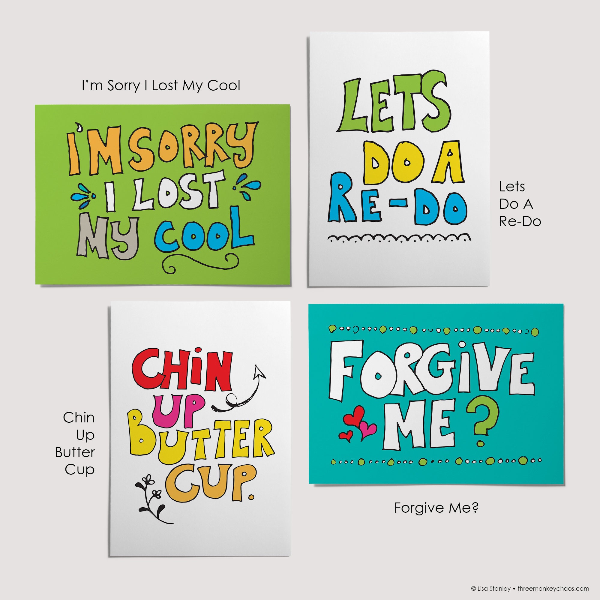9 Apology Cards / PRINTABLE Lunch Box Notes / Lunchbox Cards / Back to ...
