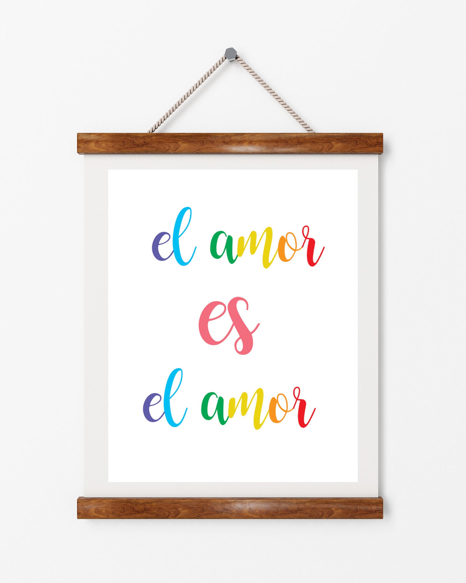El amor es el amor love in spanish love is love digital Etsy España