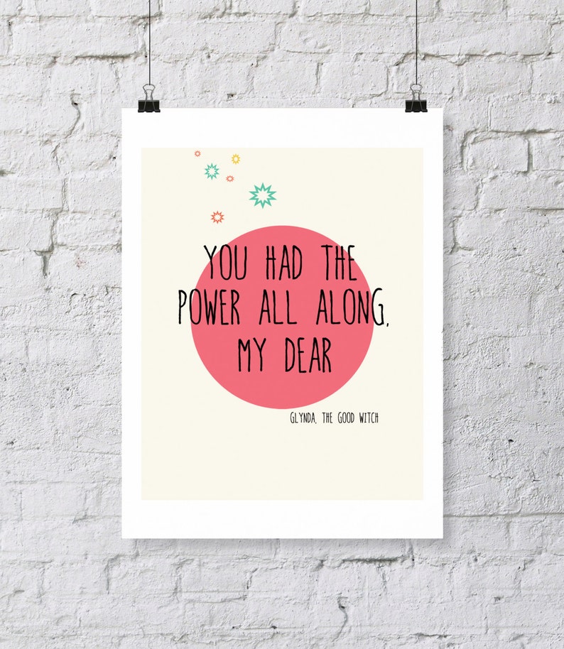 Glynda the Good Witch Quote. Digital Download Girl Power Etsy