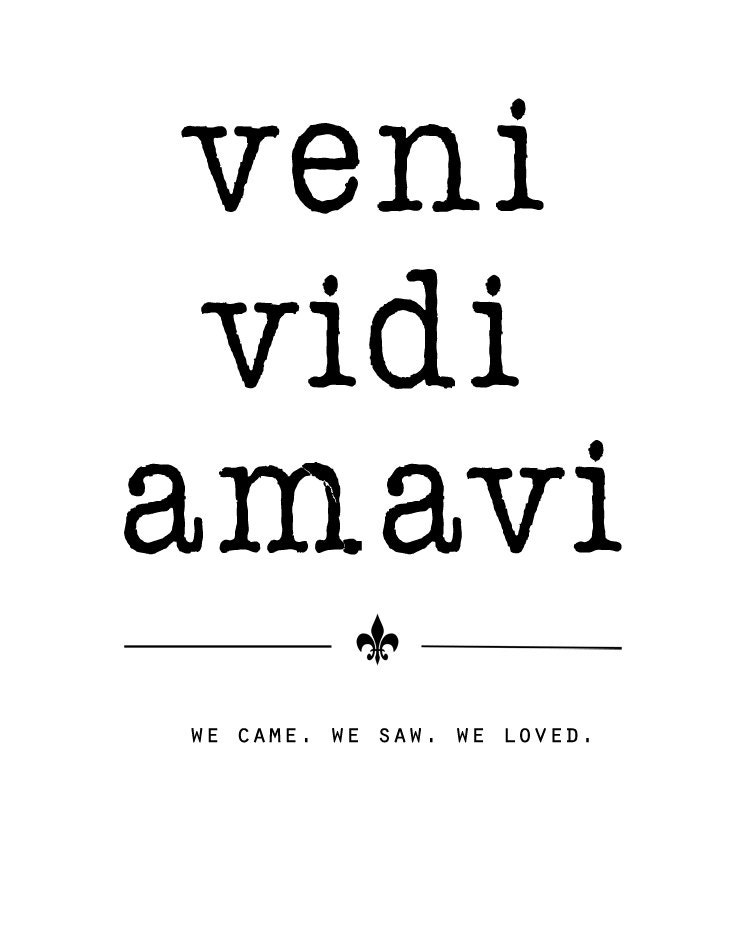 Latin Quote Veni Vidi Amavi Digital Download Typography - Etsy