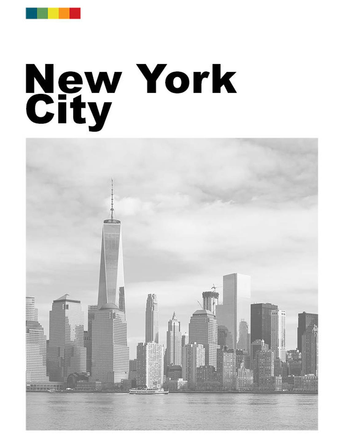 New York City Printable Poster Travel Instant Art Wall - Etsy