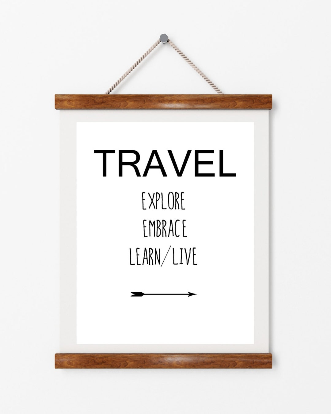 Travel Printable Poster Travel Quote Instant Download - Etsy