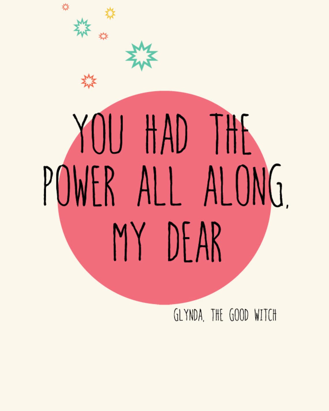 Glynda the Good Witch Quote. Digital Download Girl Power Etsy