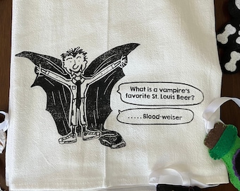 St. Louis Vampire Tea Towel