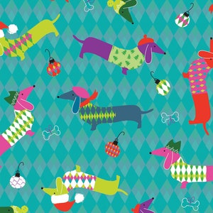 Weiner dogs in sweaters DIGITAL CARD