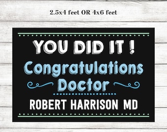 Medical School Graduation Banner / Med School Graduation Banner