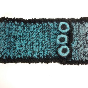 Variegated Turquoise Cowl