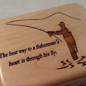 Personalized Fly Box for Fly Fishing Personalize, Engrave, Customize Great for your special fisherman image 3