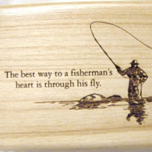Personalized Fly Box for Fly Fishing Personalize, Engrave, Customize Great for your special fisherman image 4