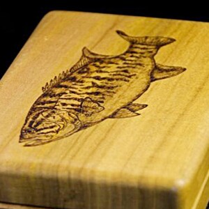 Personalized Fly Box for Fly Fishing Personalize, Engrave, Customize Great for your special fisherman image 5