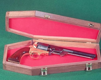 Personalized Coffin Pistol holder - Personalize, Engrave - Birthday Christmas Present Father Groomsman Gift Bachelor Party Favor