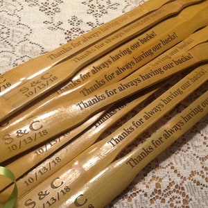 Personalized Back Scratcher - Engrave, Personalize, Customize - Help your someone scratch that itch