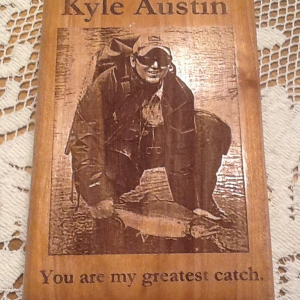 Personalized Fly Box, Fly Fishing, Hardwood - Personalize, Engrave, Customize - Special personalized gift for your fly fisherman