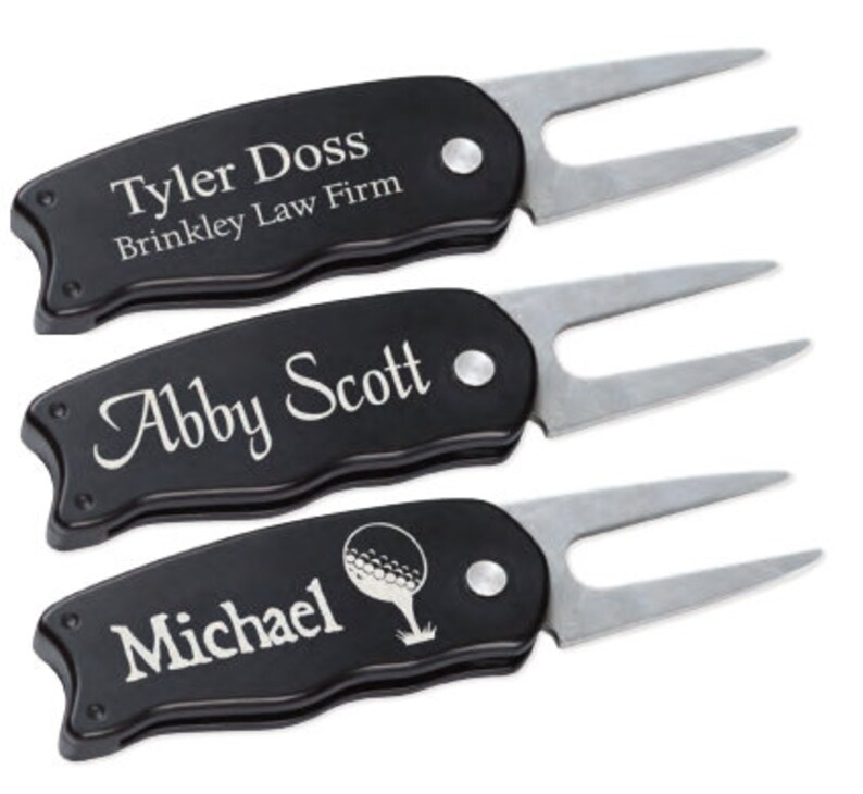 Golf Divot Tool Folding Personalized Customized Engraved Etsy
