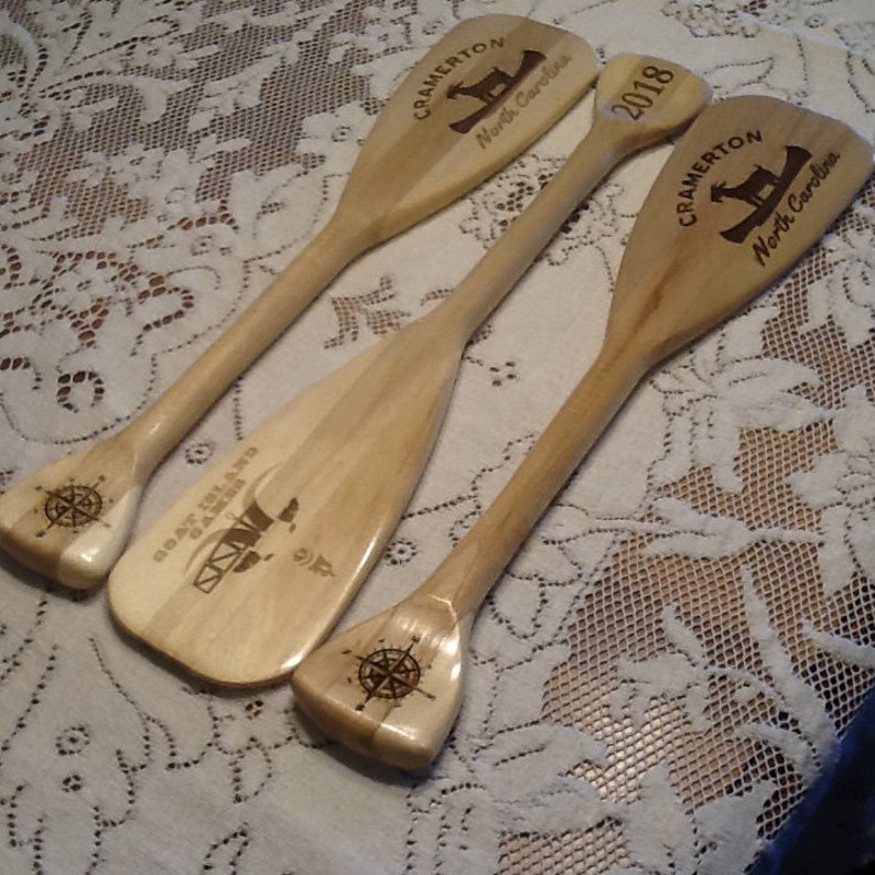 Personalized Mini Canoe Paddle 18 Engrave Customize Etsy