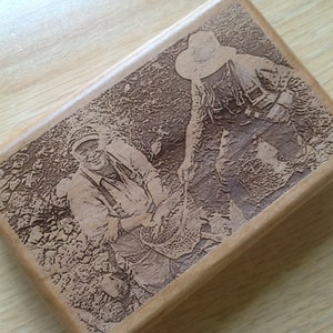 Personalized Fly Box for Fly Fishing Personalize, Engrave, Customize Great for your special fisherman image 1