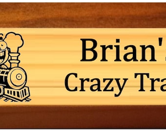 Personalized Train Whistle Wood - Personalize, Engrave, Customize - Ring Bearer Gift, Birthday Present, Children's Wedding Favor, Prize