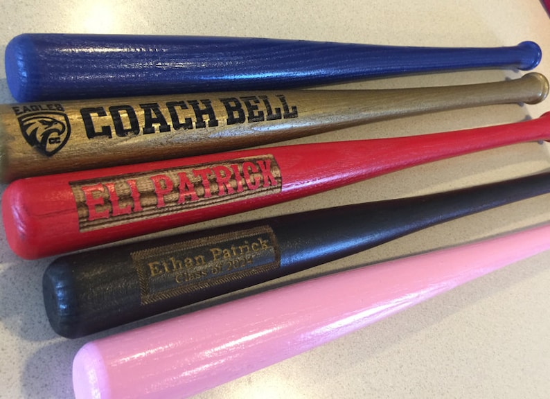 Baseball Bat Novelty 18 Inches - Engrave, Personalize, Customize ...