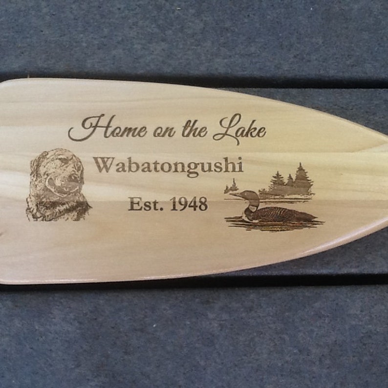 Personalized Canoe Paddle 36 Free Engraving Wedding Etsy
