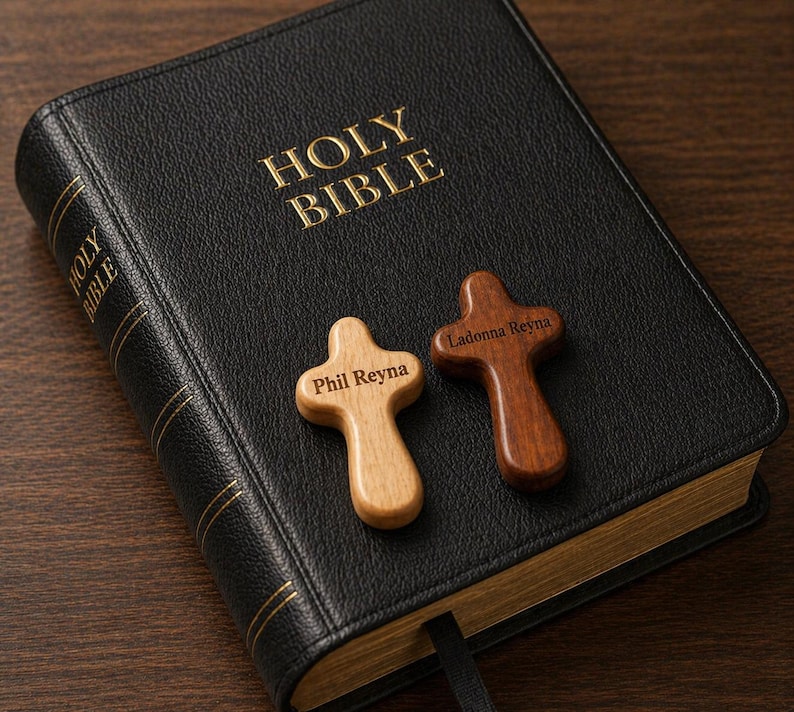 Mini Hand-held Prayer Crosses Personalized, Customized, Engraved - Etsy