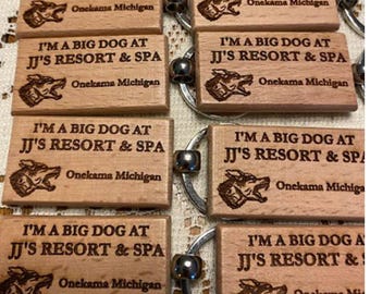 Wood Keychain - Engrave, Personalize, Customize