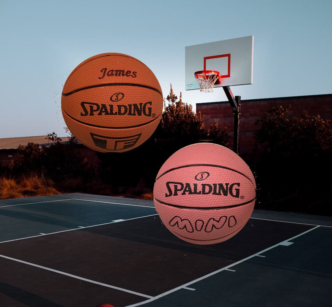 Spalding High Bounce Mini Basketball Engrave Personalize Etsy