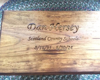 Engraved Top Ammo Box, Whitetail Deer Scene on Front, Solid Pine Notched Finger-Joint Construction - Engrave Personalize