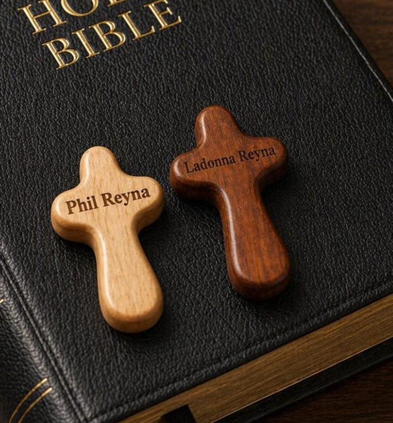 Mini Hand-held Prayer Crosses Personalized, Customized, Engraved - Etsy