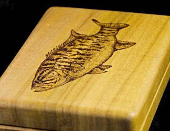 Fly Box/fly Fishing-bamboo-personalize, Engrave-birthday/christmas Present,  Father/groomsman Gift, Bachelor Party Favor, Father's Day 